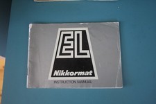 NIKKORMAT EL CAMERA INSTRUCTION MANUAL BOOKLET JAPAN VTG FREE SHIPPING