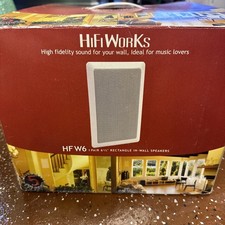 Pair of HiFi Works HFW6 1 Pair 6 1/2 Retangular In-Wall Speakers