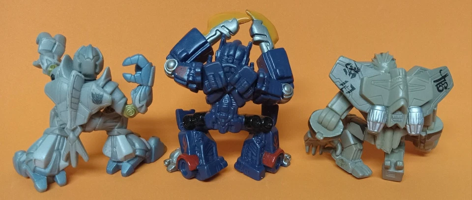 TRANSFORMERS Robot Heroes 2012 Movie Megatron, Optimus, & Starscream. - Image 2 of 2