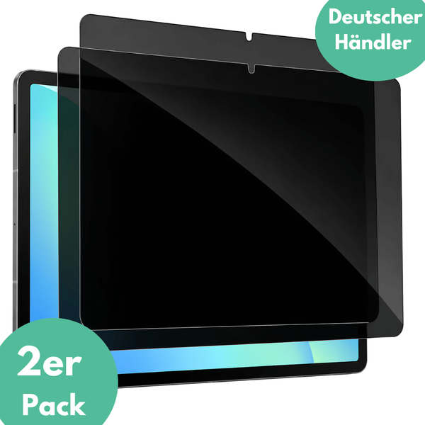 2X Blickschutz FüR Samsung Galaxy Tab S7 Displayschutz Panzerfolie Full Cover 9H-image