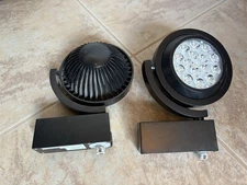 PAIR OF Used Cooper Lighting 705506LBL1  LED Track Heads Halo Lights  L806SH8030