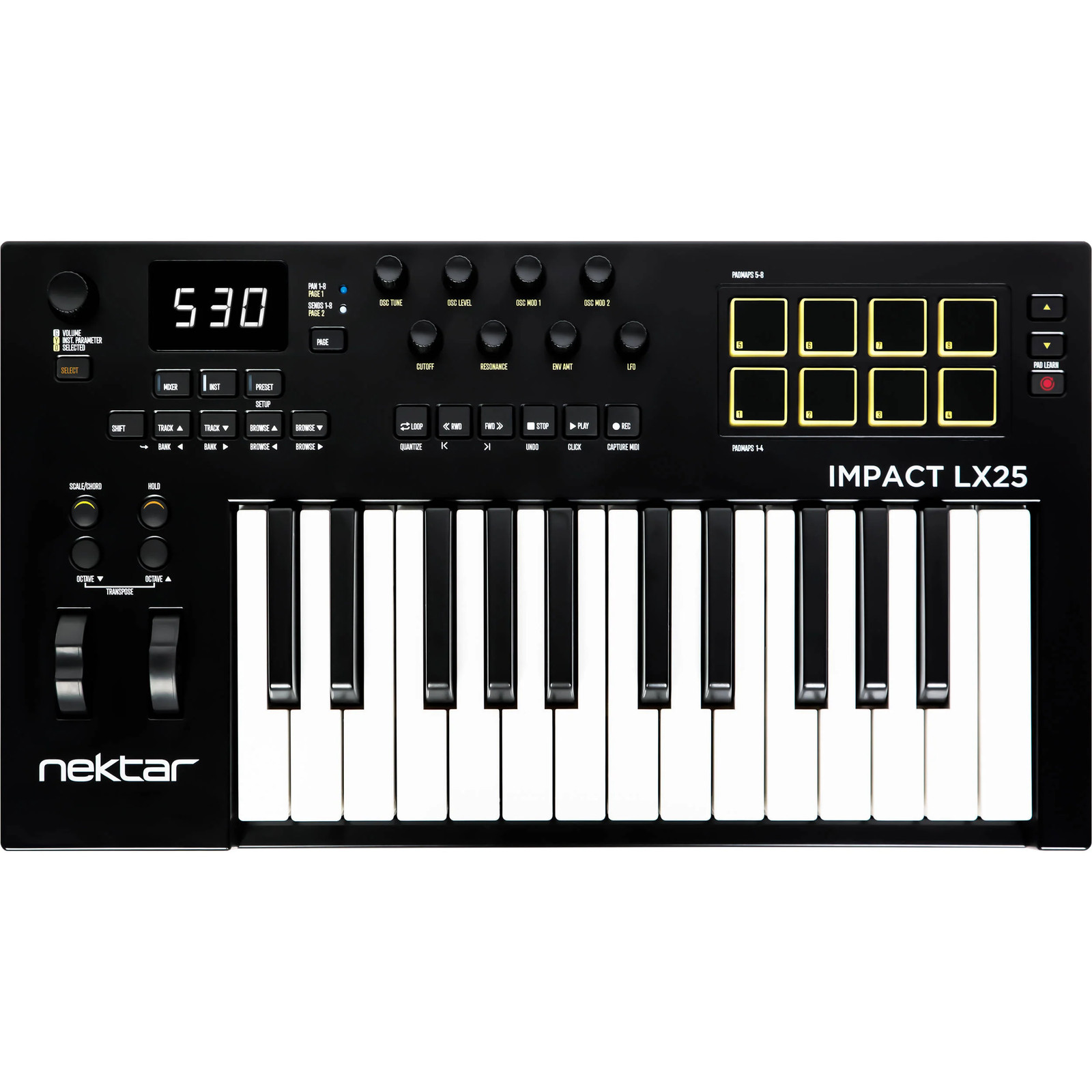 Nektar Impact LX25+ MK3 25 Key USB Controller Keyboard