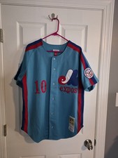 100% Authentic Mitchell & Ness 1982 Andre Dawson Montreal Expos Jersey Sz 44 L