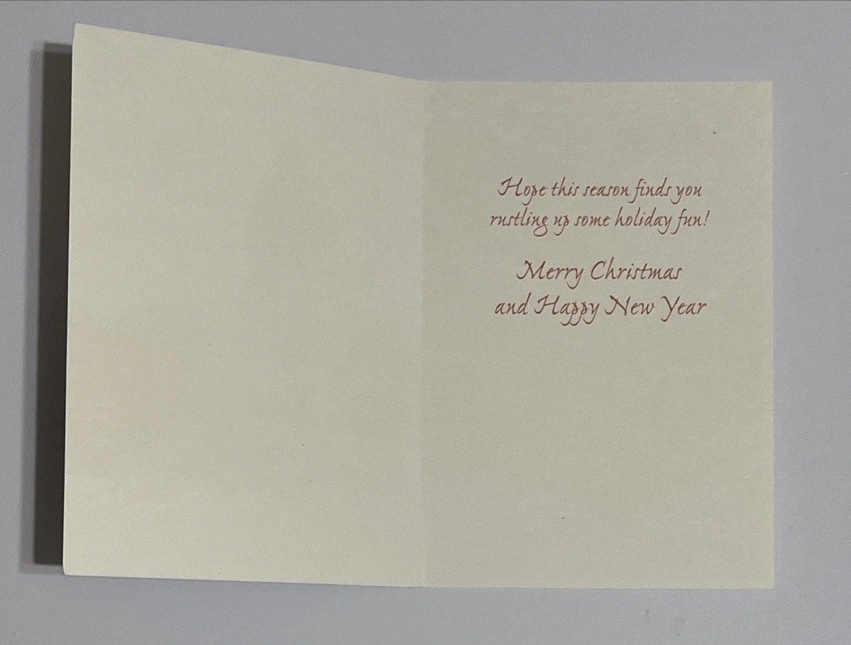 2 Packs Christmas Cards Leanin' Tree 20 Total Horse  Cowboy Winter Holiday 5X7