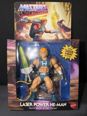特撮 MOTU Masters of the Universe He-Man AFA Masters of the Universe MOTU Origins Deluxe Laser Power He-Man