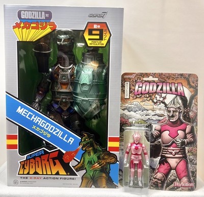 Godzilla Mechagodzilla Super Cyborg X-Ray & Jet Jaguar Super 7 Action Figure