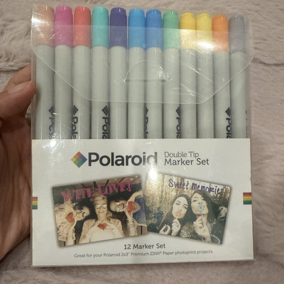 Polaroid Fine Line Color Water Based Ink Pens 14 Multicolor Unique Colors