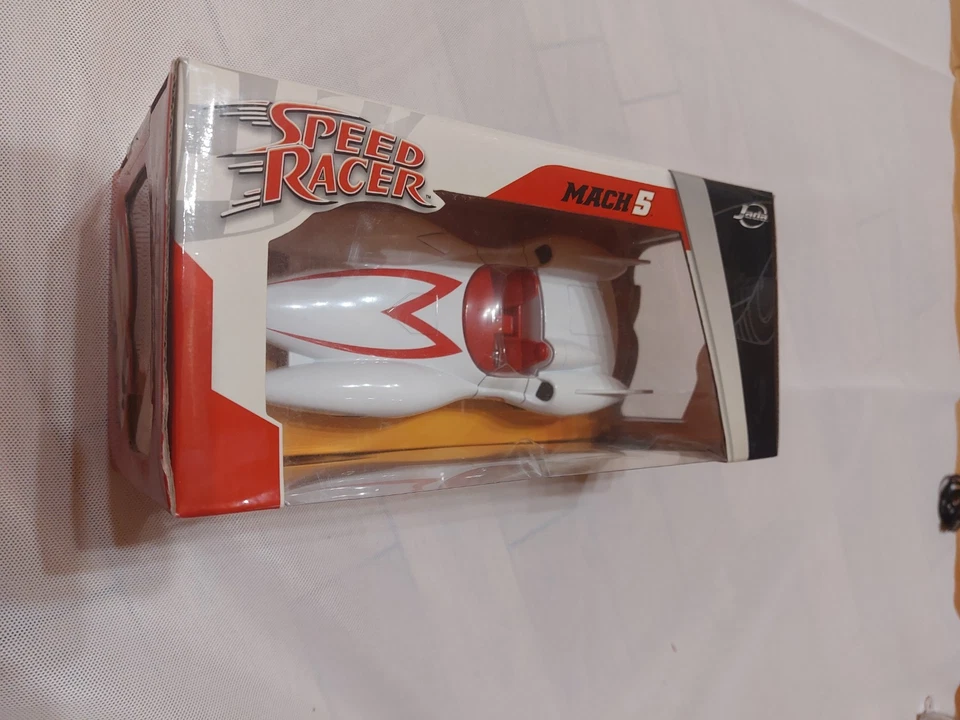 Jada Toys 2007 Speed Racer Mach 5 Diecast Car 1:24 Scale (Box Damaged) - Image 3 of 4