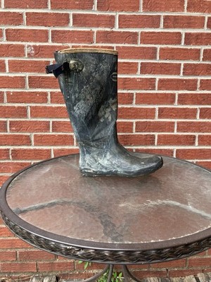 (RIGHT BOOT ONLY) LaCrosse AlphaBurly Sport 18  Camo Lite Boots 11D AMPUTEE