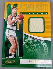 2019-20 Absolute Memorabilia Established Threads Larry Bird: Boston Celtics