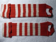  Spodnie piłkarskie czerwono-białe oryginalne NRD HFC Erfurt 1980-te