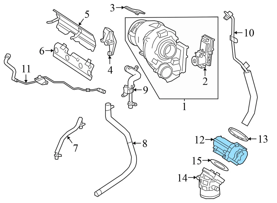 Mercedes-Benz GLK350 2012-2015 - carrocería del acelerador 2761410125 Foto 4 de 4