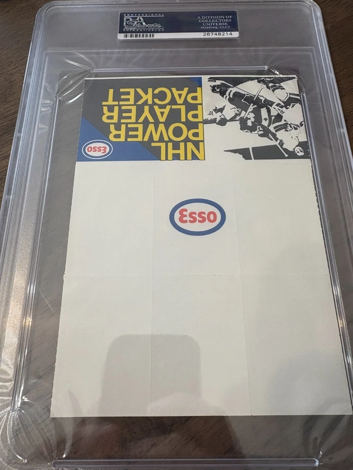 1970 Esso Power Players W/TAB PSA 8 Stan Mikita Villemure Guy Trottier Lonsberry - Image 2 of 2