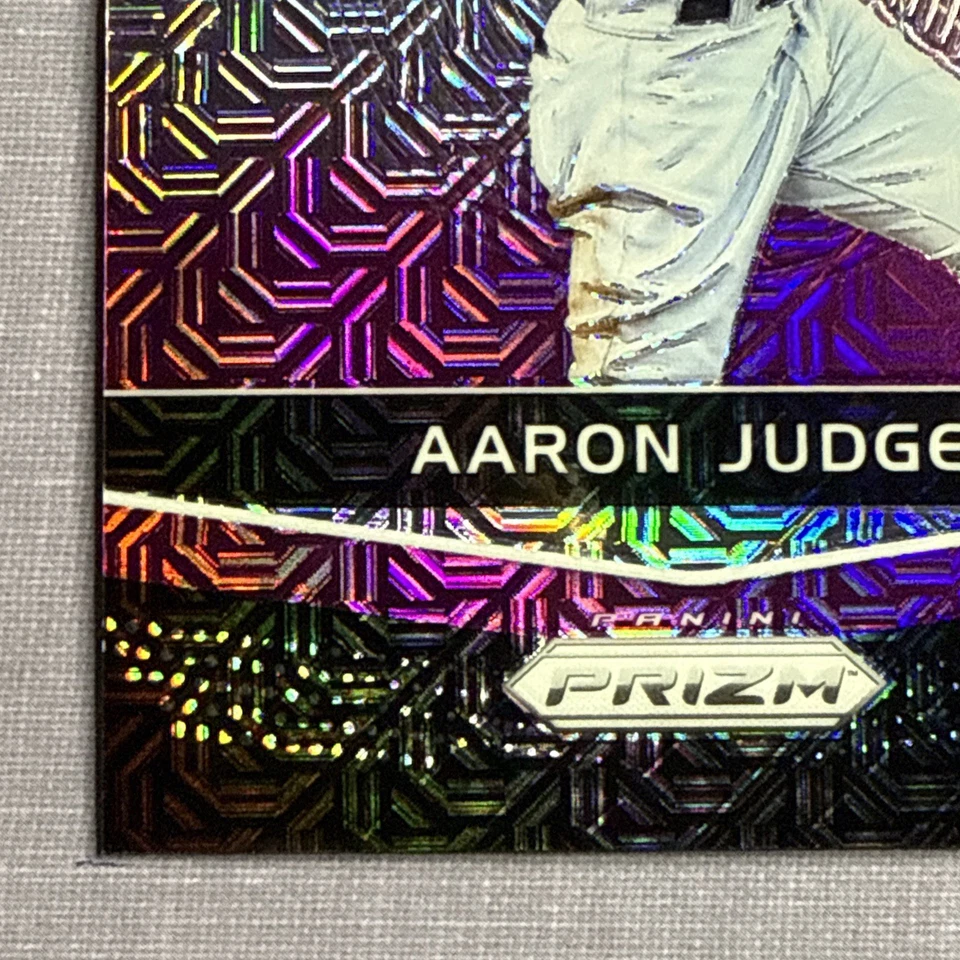 2018 Panini Chronicles Prizm Aaron Judge Purple Mojo #69/99 YANKEES - Image 4 of 4