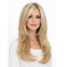 Noriko Angelica Large Cap Wig   Champagne-R 1702   Premium Long Layered Style