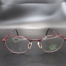 Beverly Hills Polo Club Eyeglass Frames BHPC 50-19-140 Red Speckled Metal Italy