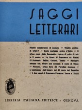 Saggi letterari - Elsa Goss, Libreria Italiana editrice 1942