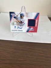 2018 USA Baseball Stars & Stripes and Material Giuseppe Ferraro Auto  Patch /199