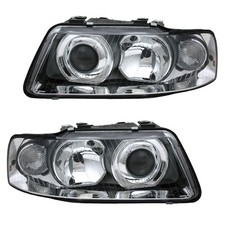 Scheinwerfer Klarglas Set für Audi A3 8L Facelift Bj. 00-03 Chrom