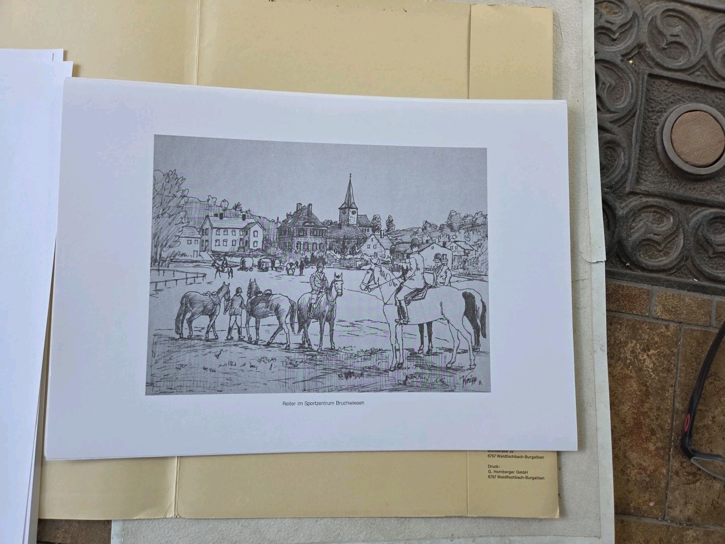 Ernst W. Krupp Waldfischbacher Impressionen 800 Years 1982 Art Book Prints -RARE