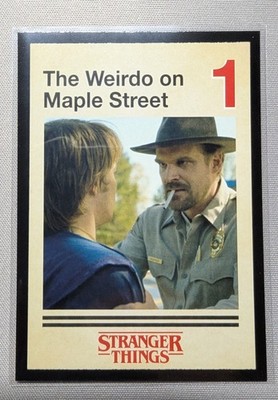 2025 Panini Stranger Things This Is Our Story Season 1 Jim Hopper #6