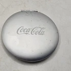 Coca Cola Make Up Compact Mirror Vintage Silver Purse Travel Size Y2k