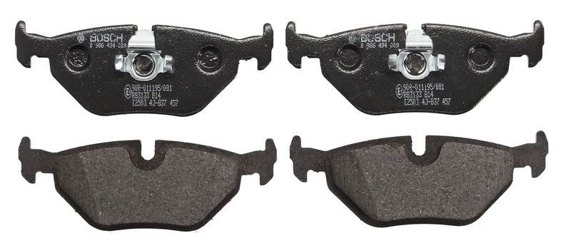Plaquettes de freins arrière Bosch 0986494009 pour BMW Série 5 E39 Berline