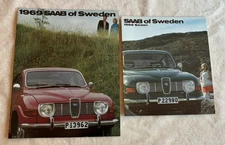 NOS Saab 1969 Sales Brochures 95 96 V4 Sedan De Luxe Station Wagon 69