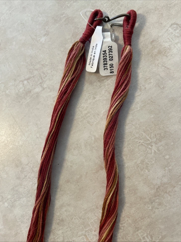 Collar Free People Bohemio Óxido Hilo de Latón y Algodón Hecho en India Foto 2 de 4