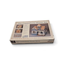 Vtg Miniature Dollhouse The Canterbury House Kit by GG Products USA New Sealed