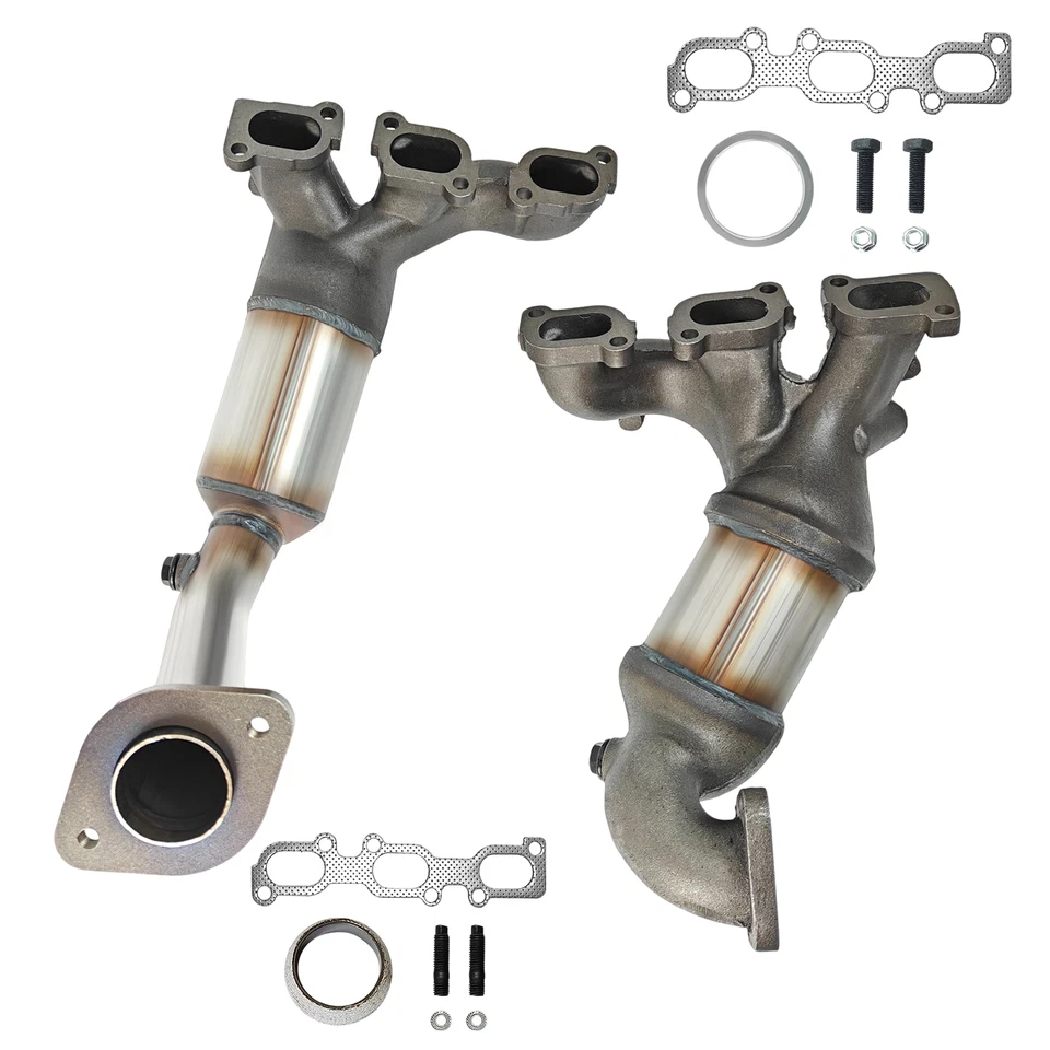 Catalytic Converter For 2006-2009 Ford Fusion 3.0L Front + Rear Lincoln Zephyr Foto 4 de 4