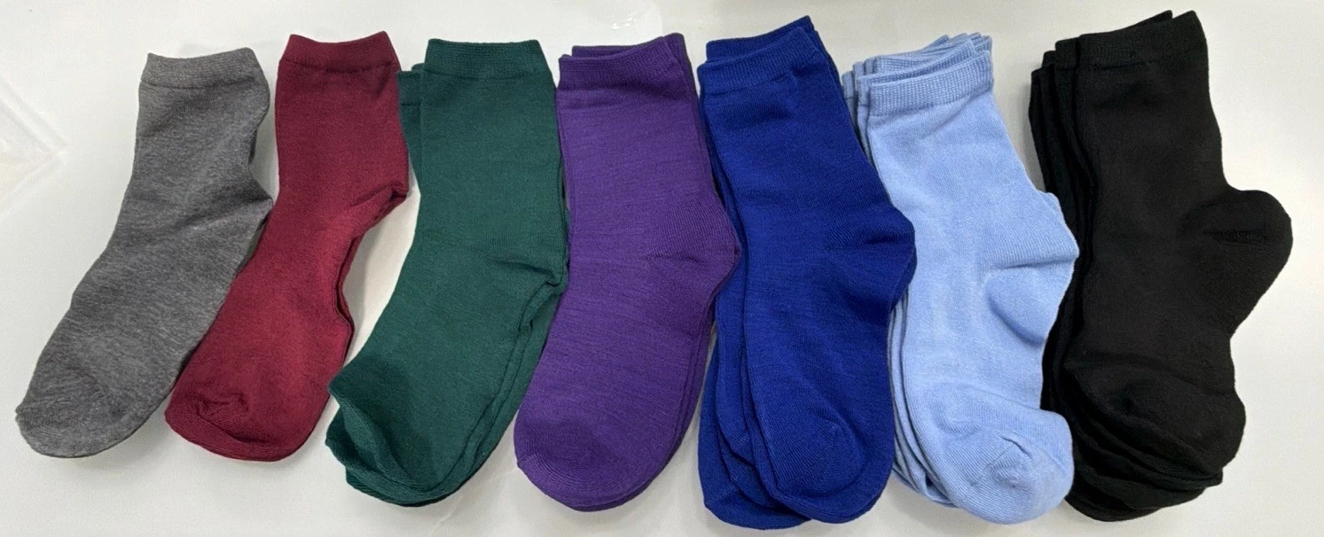 Lot Of 20 Pairs Women’s Ankle Socks Assorted Colors Low Cut Casual Socks NEW