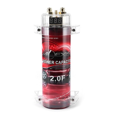 2 Capacitor Car Audio Power Capacitor Car Audio Amplifier Voltage Regulator R...