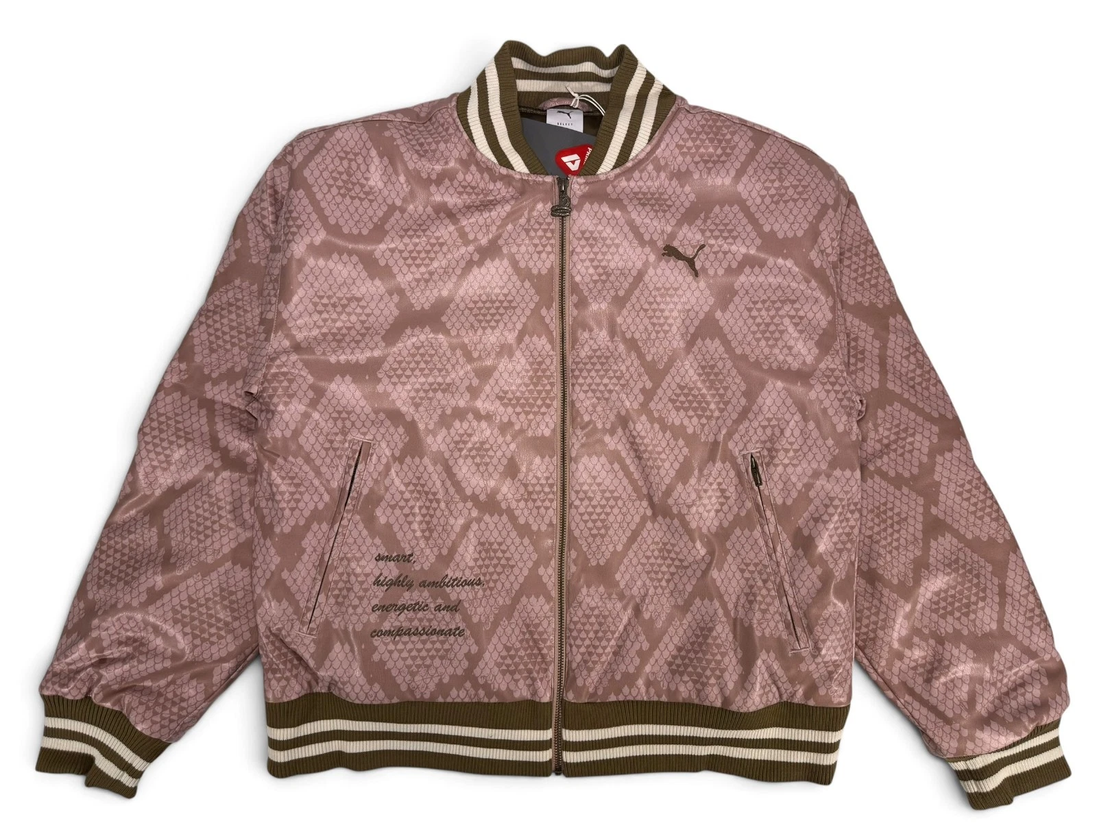 PUMA CNY Year Of The Snake $330 Faux Snakeskin Boxed Jacket 629418 97 MEDIUM M - product detail image 11