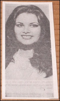 1977 Ginger Alden - Elvis Presley Fiancee Newspaper Clipping Photo 2.75''x5.5''