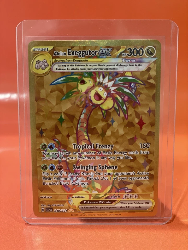Alolan Exeggutor Ex - 248/191 - SV08: Surging Sparks Pokemon Card - Image 3 of 3
