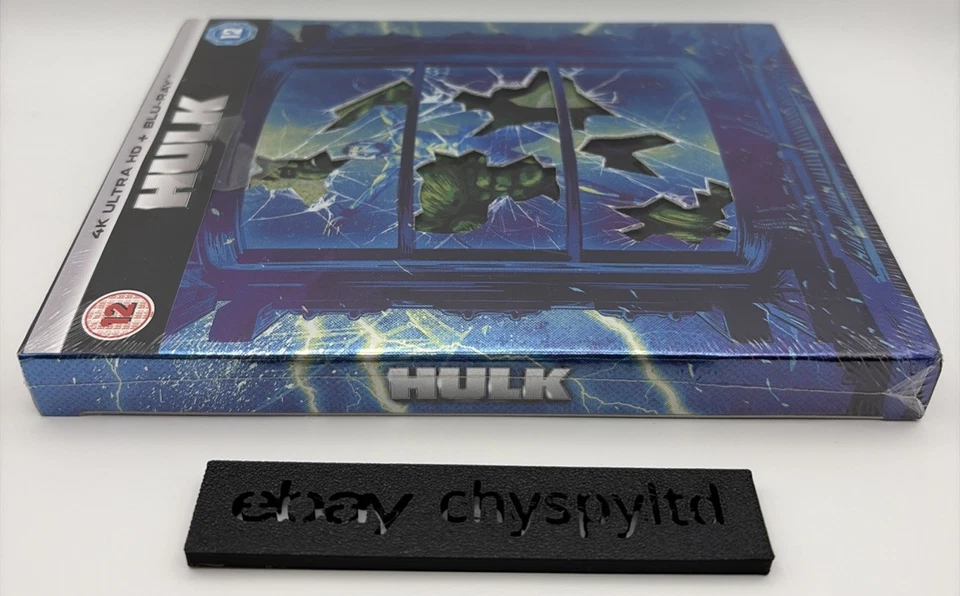 HULK 4K UHD BLU RAY STEELBOOK UK ZAVVI LTD ED NEW & SEALED 2003 - image 4 of 4