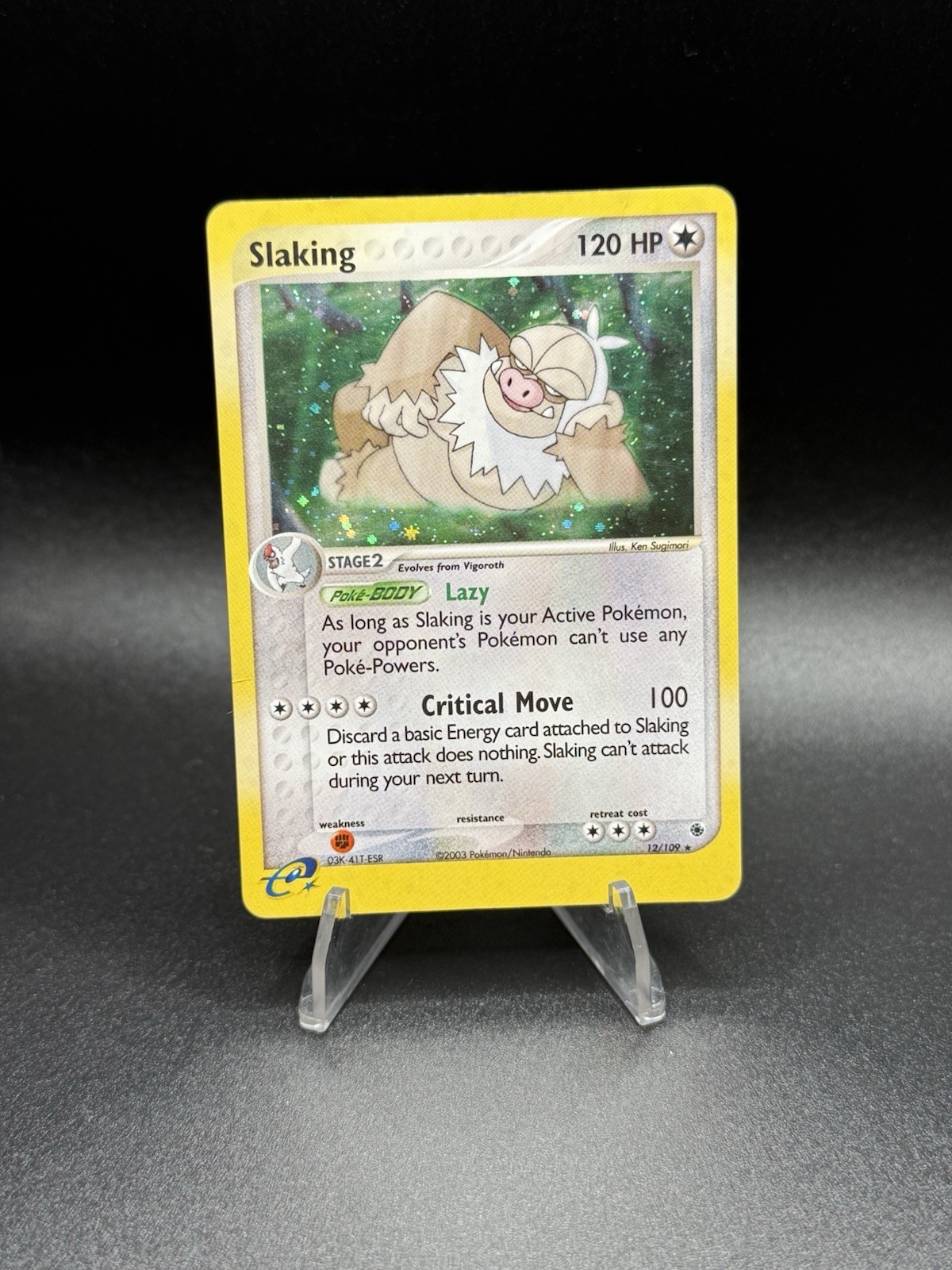 Pokemon Slaking 12/109 Ruby and Sapphire Holo