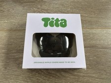 Tita Black Butterfly Silicone Reusable Nipple Covers New