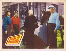 PRIDE OF MARYLAND Original Lobby Card 8 Frankie Darro Horse Racing 1951