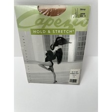 Women's Tights Size Small Capezio Hold and Stretch Stirrup Suntan N145 dance