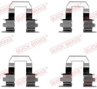 1X Quick Brake 109-1255 ZubehöRsatz Scheibenbremsbelag FüR Toyota