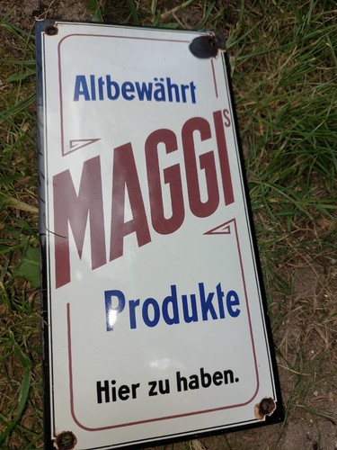 Maggi Emailleschild Türschild Emailschild Reklameschild Werbeschild - Picture 5 of 5