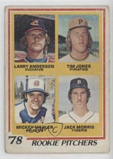 1978 Topps Rookie Pitchers Larry Andersen Tim Jones Mickey Mahler #703 HOF 1k90