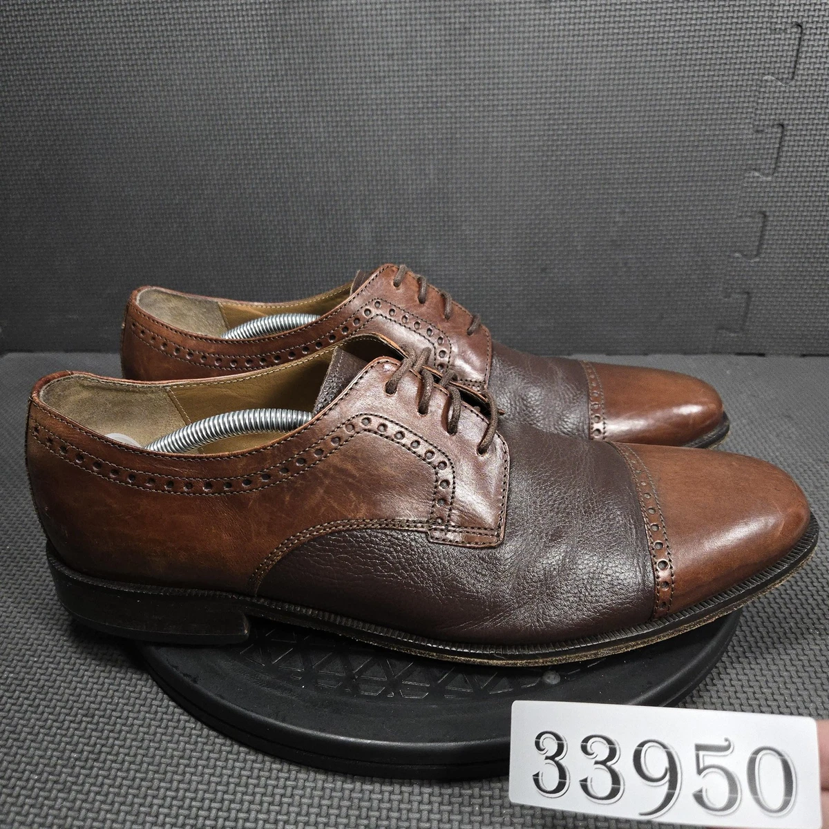 BOSTONIAN TAHOE BROWN 10.5 WIDE MEN\'S Mens Bostonian Leather Oxford Shoes Wide main image 2