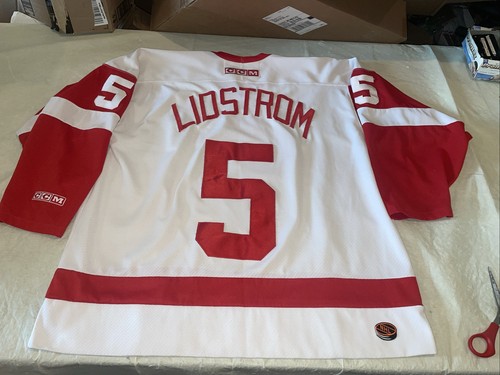 Nicklas Lidstrom Detroit Red Wings Ccm Trikot Herren Xl Clean Sewn Mic Vintage