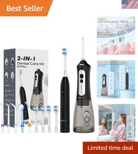 Sonic Electric Toothbrush and Water Flosser Combo, Rechargeable 2000Mah Toothbru