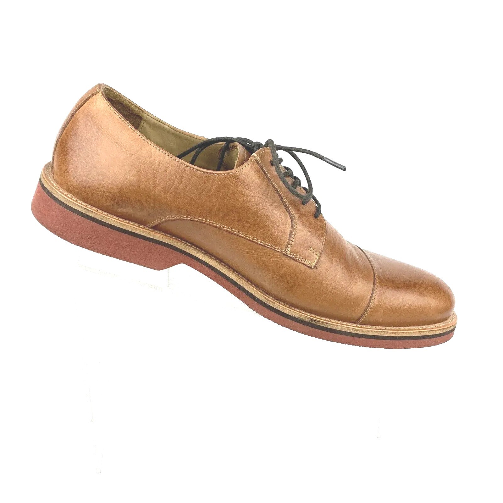 SAOLA Scarpe eleganti Nordstrom 1901 pelle uomo 10M marrone belle!
