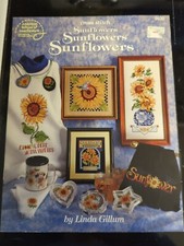 ASN Linda Gillum Sunflowers Galore! Counted Cross Stitch Pattern Booklet