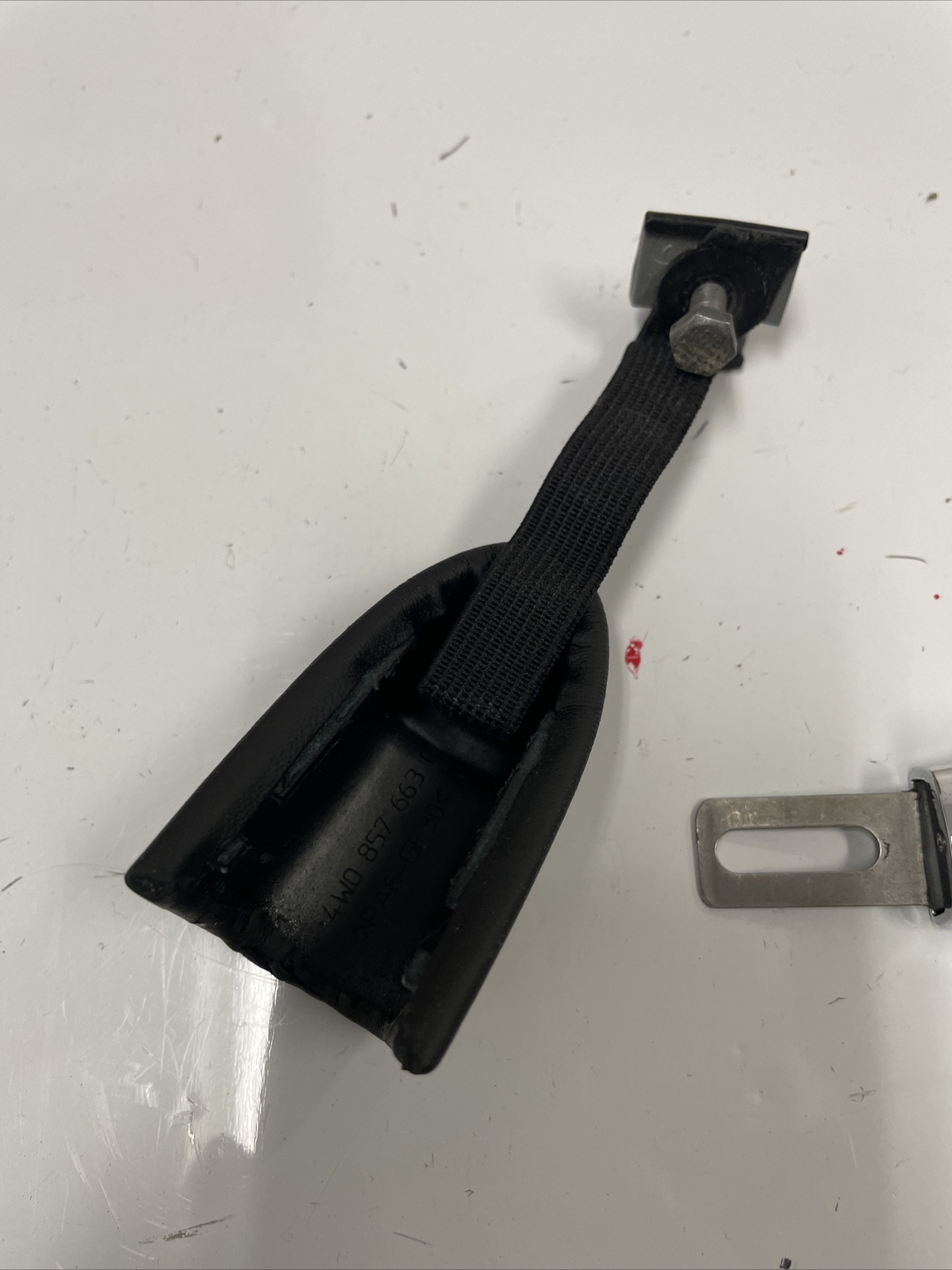 2014 Bentley Continental Flying Spur OEM Black Leather Roof Grab Handle 2014-18